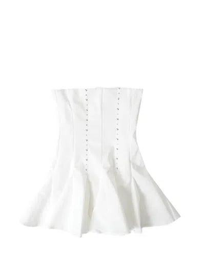 Gimaguas Williams Studded Mini Dress In White