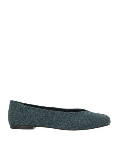 Gimaguas Woman Ballet Flats Navy Size 10 Textile Fibers