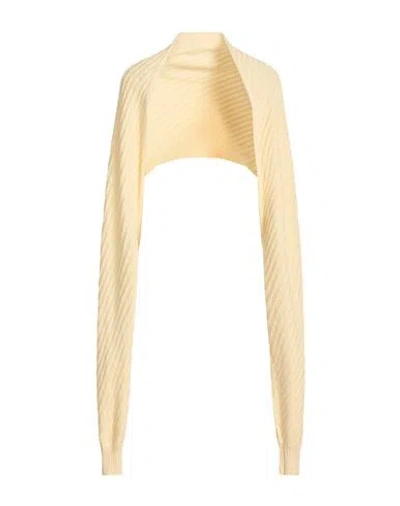 Gimaguas Woman Shrug Cream Size L Cotton In Yellow