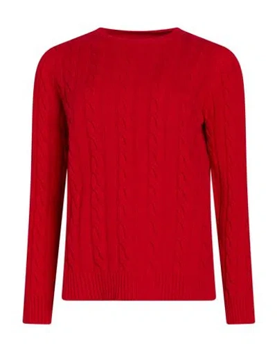 Gimaguas Woman Sweater Red Size L Wool, Viscose, Polyamide, Cashmere