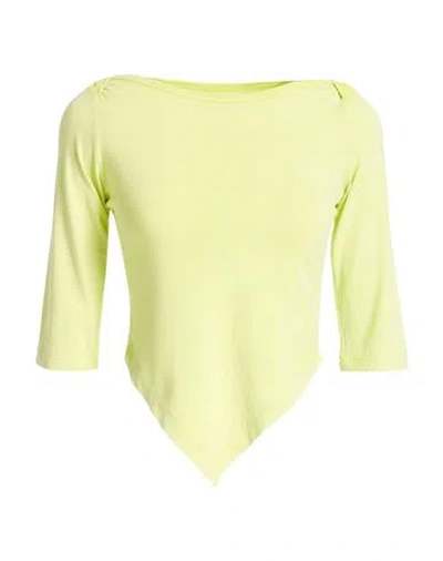 Gimaguas Woman T-shirt Lime Green Size Xs Organic Cotton