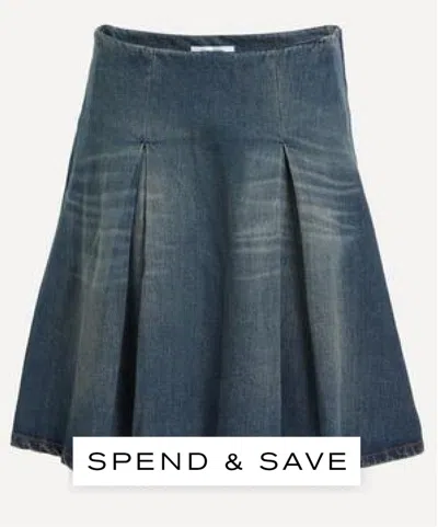 Gimaguas Women's Corinne Denim Midi Skirt