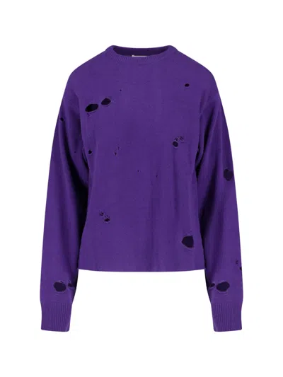 Gimaguas Women's Viscose-cashmere Wool Blend Sweater In Purple