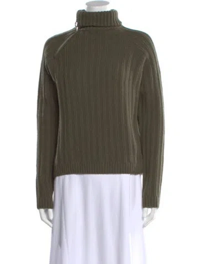 Pre-owned Gimaguas Wool Turtleneck Sweater W/ Tags In Green