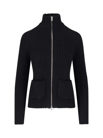 Gimaguas Annie Ribbed-knit Sweater In Black