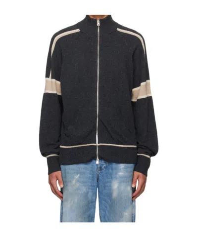Gimaguas Zipper Sweater In Blue