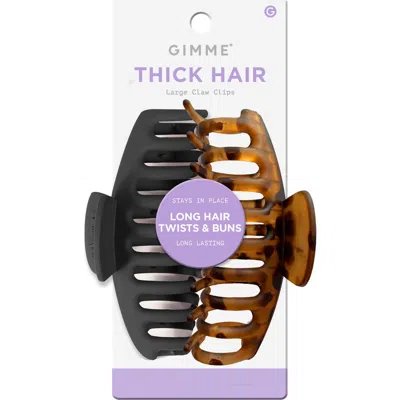 Gimme Beauty Claw Clips For Thick Hair Duo In Multi