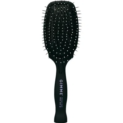 Gimme Beauty Damage-free Detangling Hair Brush With Anti-static & Heat Resistant Nylon Bristles In Black