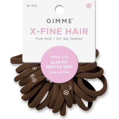 Gimme Beauty Extra Fine Hair Bands In Green
