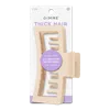Gimme Beauty Extra Large Double Teeth Claw Clip For Thick Hair - Blonde In Brown