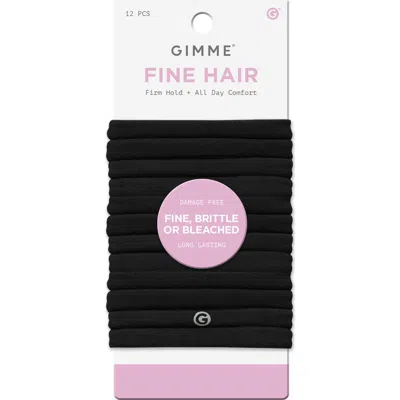 Gimme Beauty Fine Fit Hair Bands In Metallic