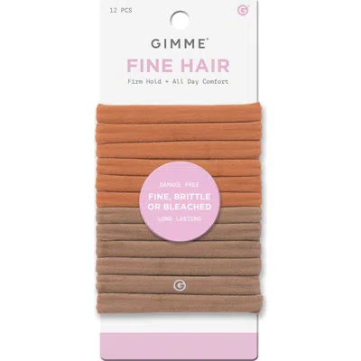 Gimme Beauty Fine Fit Hair Bands In Purple