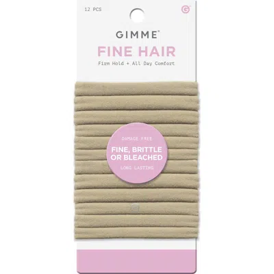 Gimme Beauty Fine Fit Hair Bands In Multi