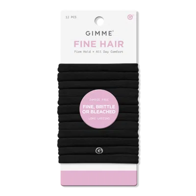 Gimme Beauty Fine Hair Bands - Black