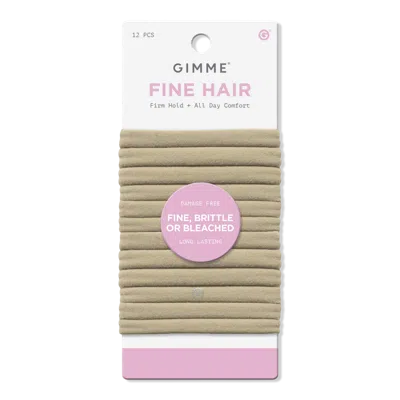 Gimme Beauty Fine Hair Bands - Blonde In Brown