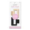 Gimme Beauty Fine Hair Square Extra Grip Claw Clip - Black/tan In Multi