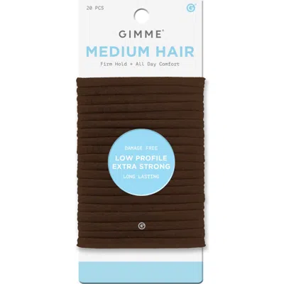 Gimme Beauty Low Profile Hair Bands In Green