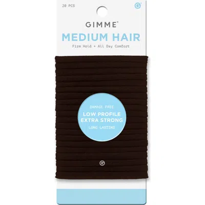 Gimme Beauty Low Profile Hair Bands In Metallic