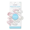 Gimme Beauty Medium Hair Squiggle 2.0 Claw Clip - Pink/white In Multi
