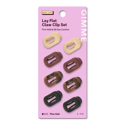 Gimme Beauty Mini Lay Flat Claw Clips For Fine Hair