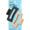Gimme Beauty Rectangle Extra Grip Claw Clip In Multi