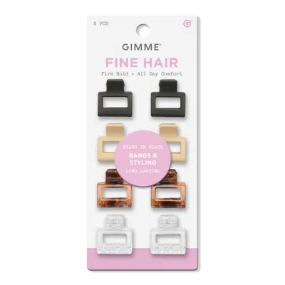 Gimme Beauty Small Square Claw Clip For Fine Hair