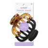 Gimme Beauty Thick Hair Curly Claw Clip - Black/tortoise