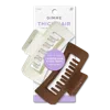 Gimme Beauty Thick Hair Double Teeth Rectangle Claw Clip - Cream/brown In Multi