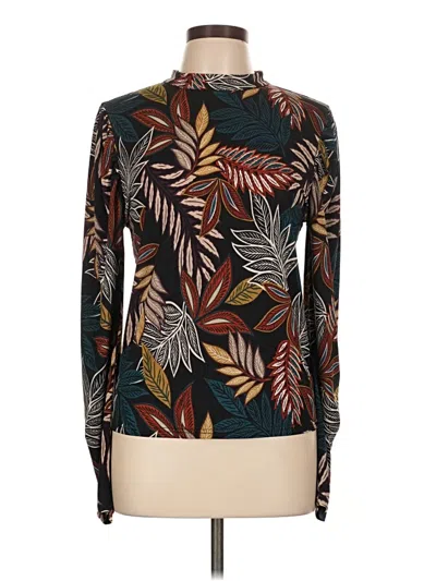 Pre-owned Gimmicks Long Sleeve Blouse In Black