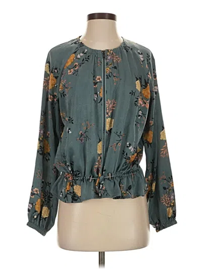 Pre-owned Gimmicks Long Sleeve Blouse In Blue