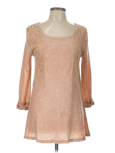 Pre-owned Gimmicks Long Sleeve Blouse In Brown