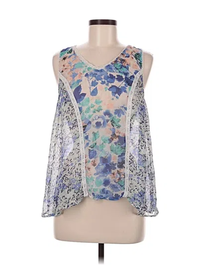 Pre-owned Gimmicks Sleeveless Blouse In Silver