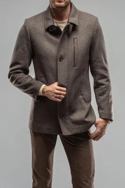 Pre-owned Gimos Gimo's Wool Carcoat In Brown