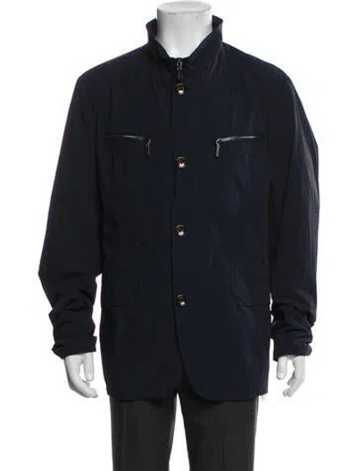 Pre-owned Gimo's Italiana Utility Jacket In Blue