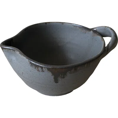 Gina De Santis Ceramics Luna Batter Bowl In Gray