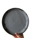 Gina Desantis Ceramics Luna Plates In Gray
