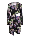 Gina Gorgeous Woman Mini Dress Black Size 2 Polyester, Elastane In Black