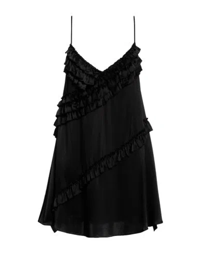 Gina Gorgeous Woman Mini Dress Black Size 8 Viscose