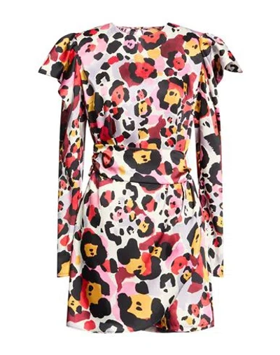 Gina Gorgeous Woman Mini Dress Marigold Size 6 Polyester In Yellow