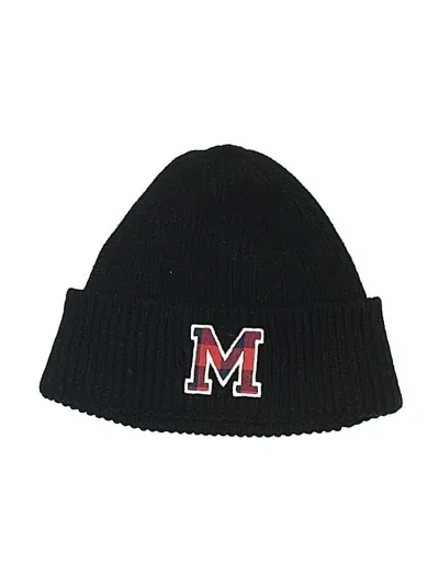 Pre-owned Gina Group Beanie Hat In Black