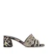Gina Leather Embellished Utah Heeled Mules 50