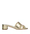 Gina Montreaux Heeled Mules 35 In Gold