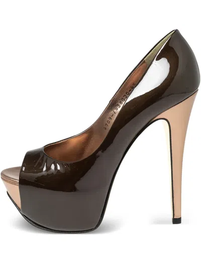 Pre-owned Gina  135mm Peep-toe Platform Heels