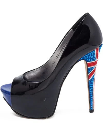 Pre-owned Gina  140mm Leather Pumps