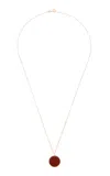 Ginette Ny 18k Rose Gold Sandstone Necklace