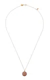 Ginette Ny 18k Rose Gold Sandstone Necklace