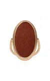 Ginette Ny 18k Rose Gold Sandstone Ring