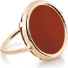 Ginette Ny Disc Ring In Gold