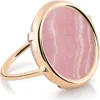Ginette Ny Disc Ring In Gold