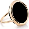 Ginette Ny Disc Ring In Black